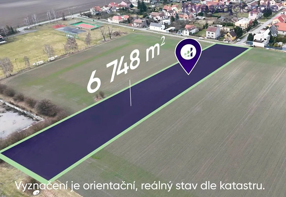 Prodej stavebního pozemku 6748 m²